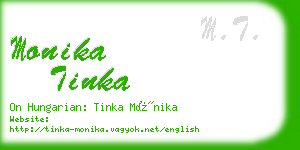 monika tinka business card